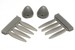 2 x Mosquito 4-bladed props for swedish J30 and others (Tamiya)