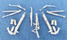 Mitsubishi F1/T2 Landing Gear (replacement for 1/48 Hasegawa