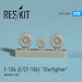 Lockheed F104 (CF104) Starfighter Wheels set