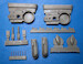 Reggiane Re2002 Arriete Wheel Wells, landing gear legs and covers (Italeri)