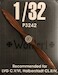 Hand made wooden prop Wohlert Type I for LVG CV/CVI, Halberstadt CLII/IV