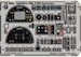Detailset Spitfire MKVIII Interior Self Adhesive (Tamiya)