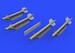 R3S Missiles with Pylons for Mikoyan MiG21MF (Eduard) (4x)