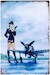German officer pin up in front of Focke Wulf metal poster
