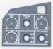 A320 Captain's Illumination panel.