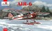 AIR-6 Soviet monoplane on skis.
