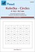 Universal self adhesive masking tape: Circles 10,2 - 10,7mm