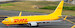 Boeing 737-800BDSF DHL / Swift Air N916SC With Stand