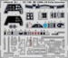 Detailset Messerschmitt BF109G-10 Erla Interior self Adhesive (Revell)