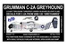Grumman C-2A Greyhound (VAW-120 GREYHAWKS) Hasegawa