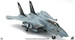 F14A Tomcat US Navy, VF-154 Black Knight, USS Kitty Hawk CV-63, 1998