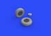 Spitfire MKIX wheels 4-spoke (Revell)