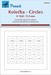 Universal self adhesive masking tape: Circles 10,8 - 11,3mm