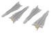 AIM-4D Falcon Missile (4x)