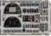 Detailset Spitfire MKVIII Interior Self Adhesive (Tamiya)