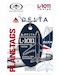 Keychain made of real aircraft skin: Lockheed L1011 Tristar Delta Air Lines N786DL Blue
