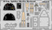 Detailset Supermarine Spitfire MKIX Interior Self Adhesive (Eduard)