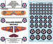 Pre war 1919-1942 US National Insignia part 2 (Red, white and blue stars Neutrality Patrol))