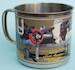 Steel cup with lid B-25 Mitchell 'Yellow Rose"