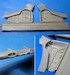 Yakovlev Yak3 Wheel wells and corrected wingroot intakes (Zvezda, Eduard)