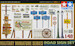 Military Miniature Road Sign Set