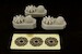 3x BMW132 Engines for Ju52 (Eduard)