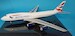 Boeing 747-400 British Airways G-CIVY with stand and collectors coin