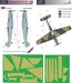 Messerschmitt BF109 Camouflage Painting Mask - :Late Scheme Part 2 (Eduard, Dragon, Trumpeter)