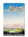 Fast Air Transport (Luftverkehr Schnellverkehr) - Deutsche Lufthansa - German Airways - c. 1932 Vintage metal poster