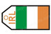 Ireland Flag Bag Tag