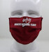 Aviation Face Mask Remove AFTER Flight (red) square form
