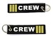 Keyholder with CREW 3-bar (gold)