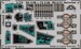 Detailset Mil Mi24V Hind Interior Self adhesive (Hobby Boss)