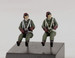 Japanese WW2 Pilots, seated in A/C (2)