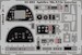 Detailset Spitfire MKXVIe Interior Self adhesive (Tamiya)