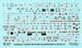Stencils & markings Dassault Super Mystere B2