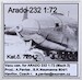 Canopy Arado AR232 (Mach 2)