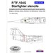Lockheed F104/TF104G Starfighter stencils