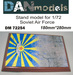 Stand model Soviet Air Force 160mm x 240mm