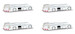 Airport Accessories Tow Truck 4 set
