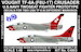 Vought TF8A (F8U-1T) Crusader dual, conv. for Hasegawa F-8E