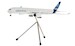 Airbus A350-1000 AIrbus Industrie Snap fit with Tripod stand and gears