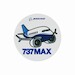 Boeing 737MAX Pudgy Sticker
