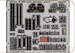 Detailset Curtiss P40N Warhawk Early Interior Self Adhesive (Hasegawa)