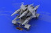 RS-2US/AA1 Alkali missiles and service cart