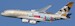 Airbus A380 Etihad Airways "Choose the United Kingdom" A6-APC With Stand