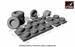 Mikoyan miG31/MiG31BM Wheel set with weighted tires