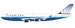 Boeing 747-400 United Airlines "U.S. Olympic Team" Flap Down N199UA With Stand