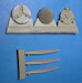 Curtiss P40E/N Corrected prop and spinner (Hasegawa, Mauve, AMT, Italeri, Eduard)