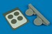 Messerschmitt BF109G-6 wheels & paintmask